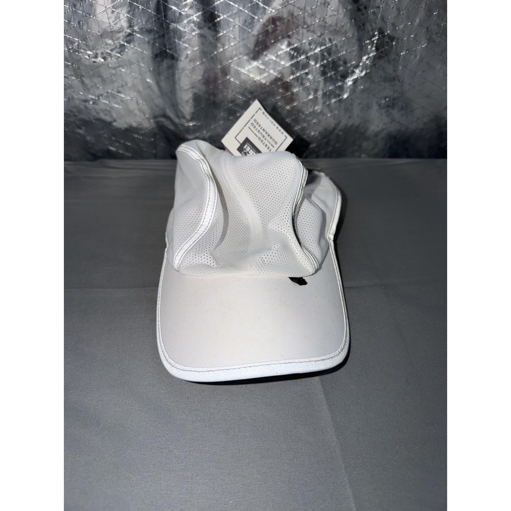 REI Hat Visor Strap Back Mens One Size White Mesh Breathable Outdoor Summer